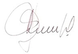 Firma Prof. Dra. Blanca M. Campostrini